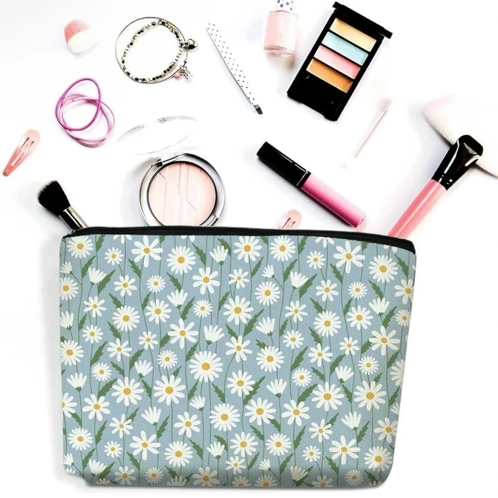 Brand New Floral Zipper Pouch or make up bag